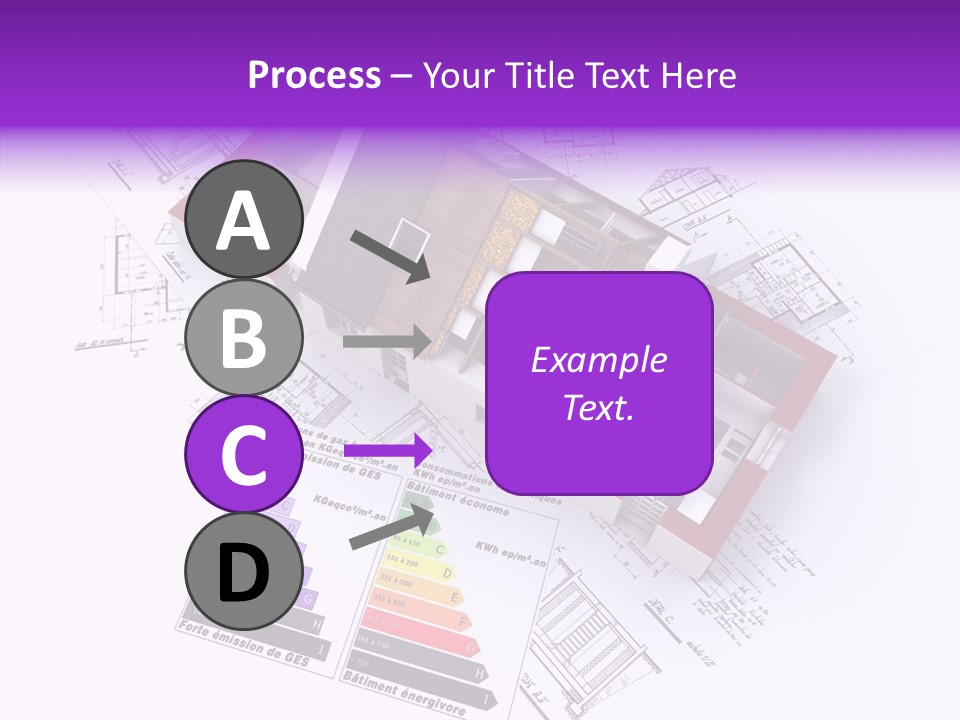 Alternative Energy Architecture Model Blueprint PowerPoint Template