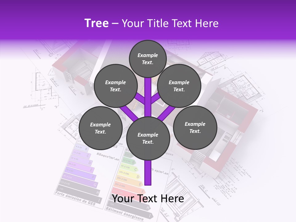 Alternative Energy Architecture Model Blueprint PowerPoint Template