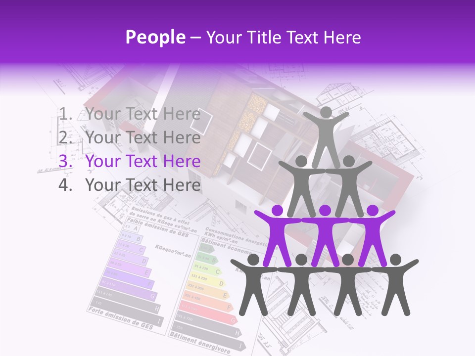 Alternative Energy Architecture Model Blueprint PowerPoint Template