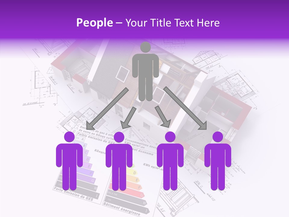 Alternative Energy Architecture Model Blueprint PowerPoint Template