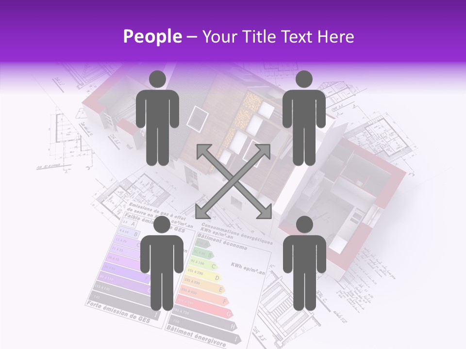 Alternative Energy Architecture Model Blueprint PowerPoint Template