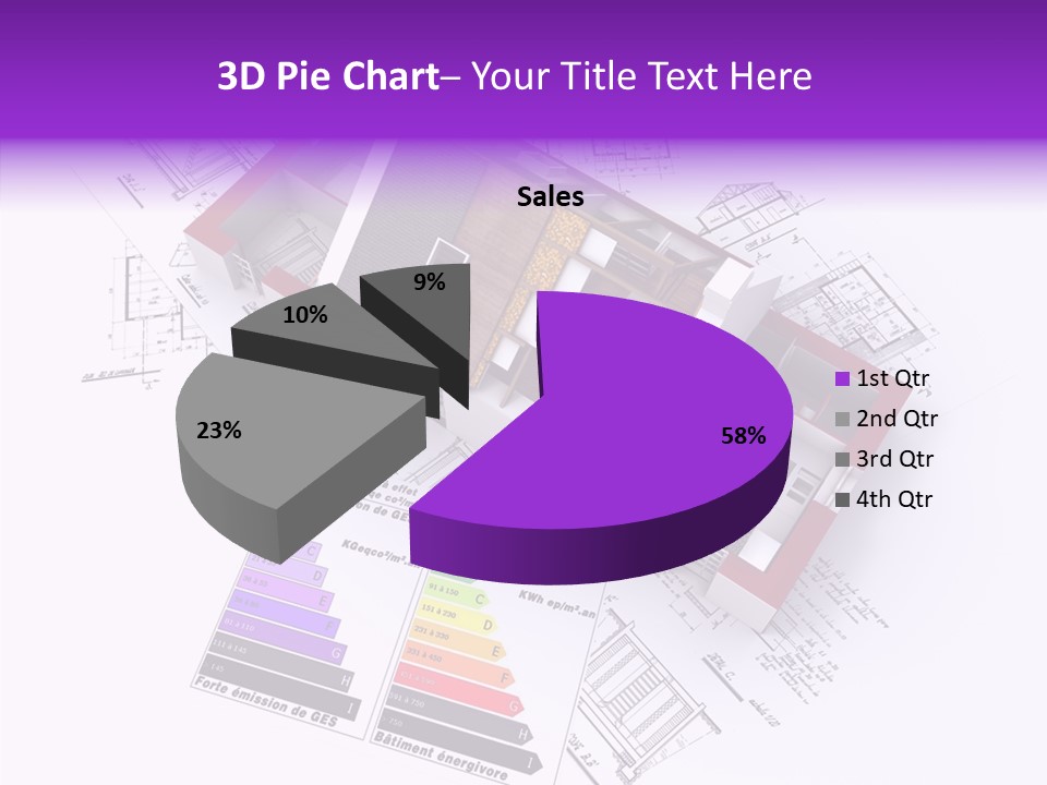 Alternative Energy Architecture Model Blueprint PowerPoint Template