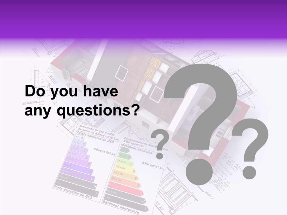 Alternative Energy Architecture Model Blueprint PowerPoint Template