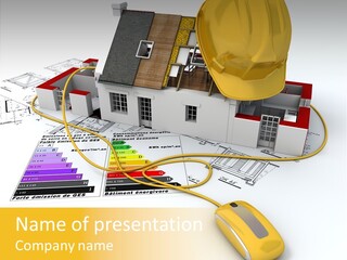 Insulation Planning Home PowerPoint Template