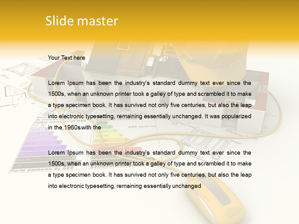 Insulation Planning Home PowerPoint Template