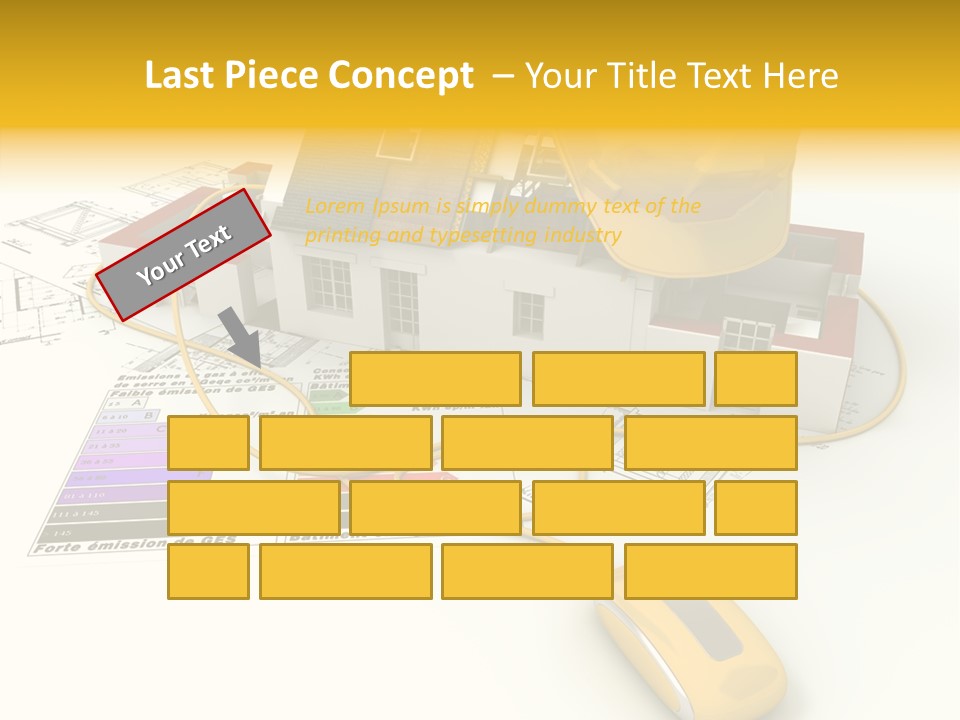 Insulation Planning Home PowerPoint Template