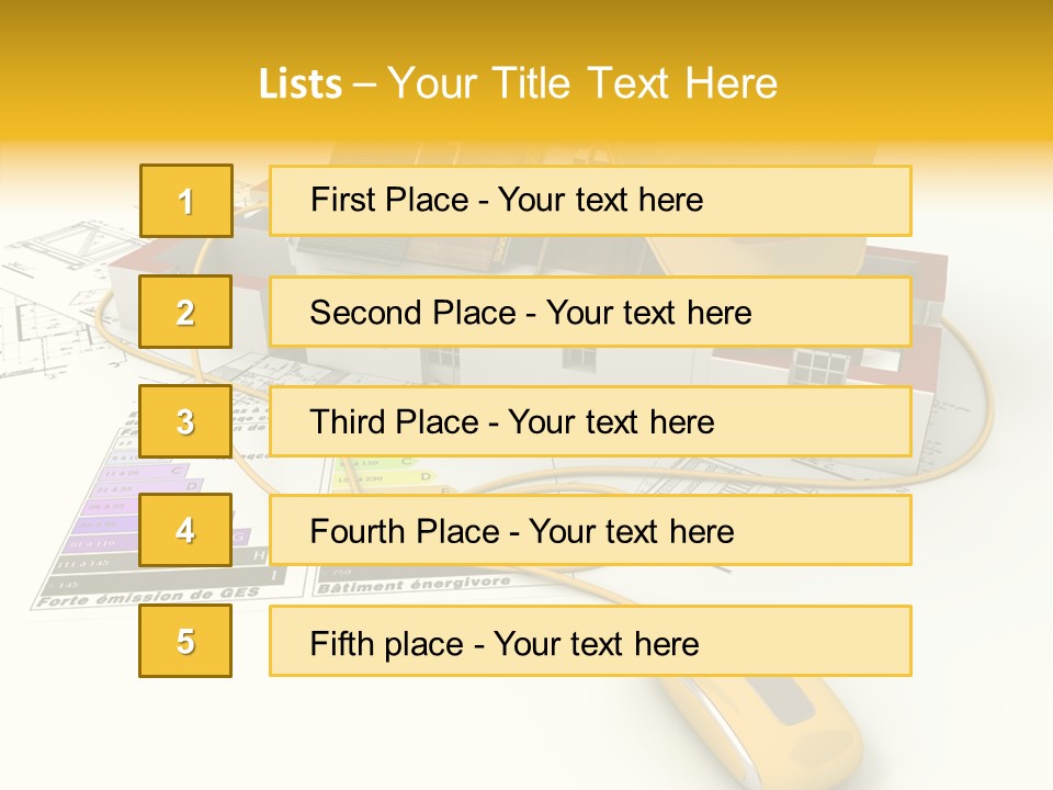 Insulation Planning Home PowerPoint Template