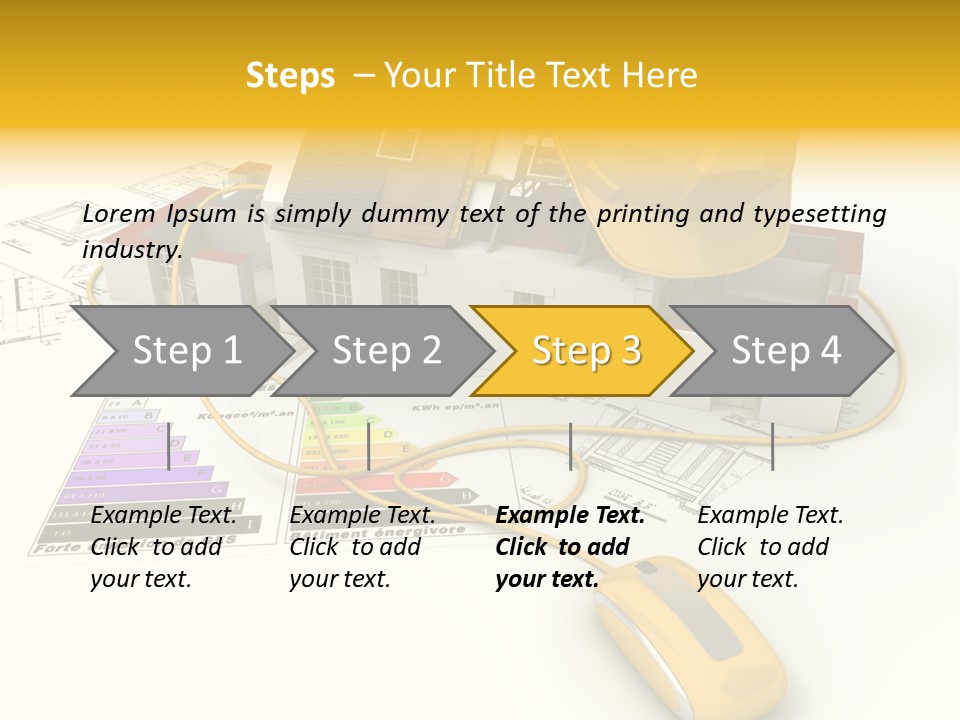 Insulation Planning Home PowerPoint Template