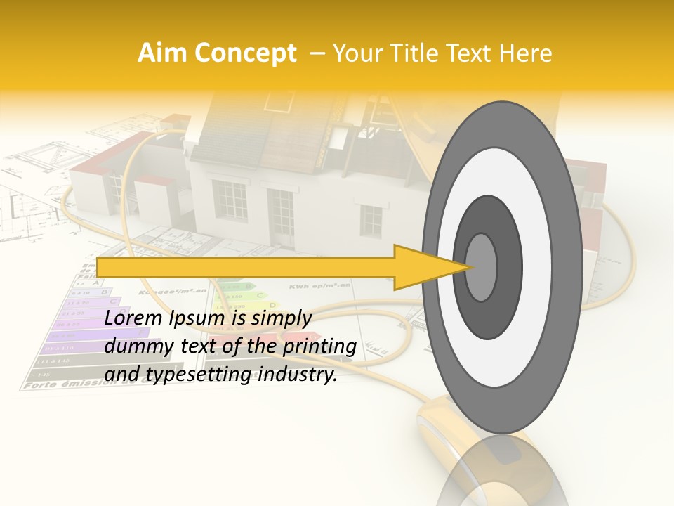 Insulation Planning Home PowerPoint Template
