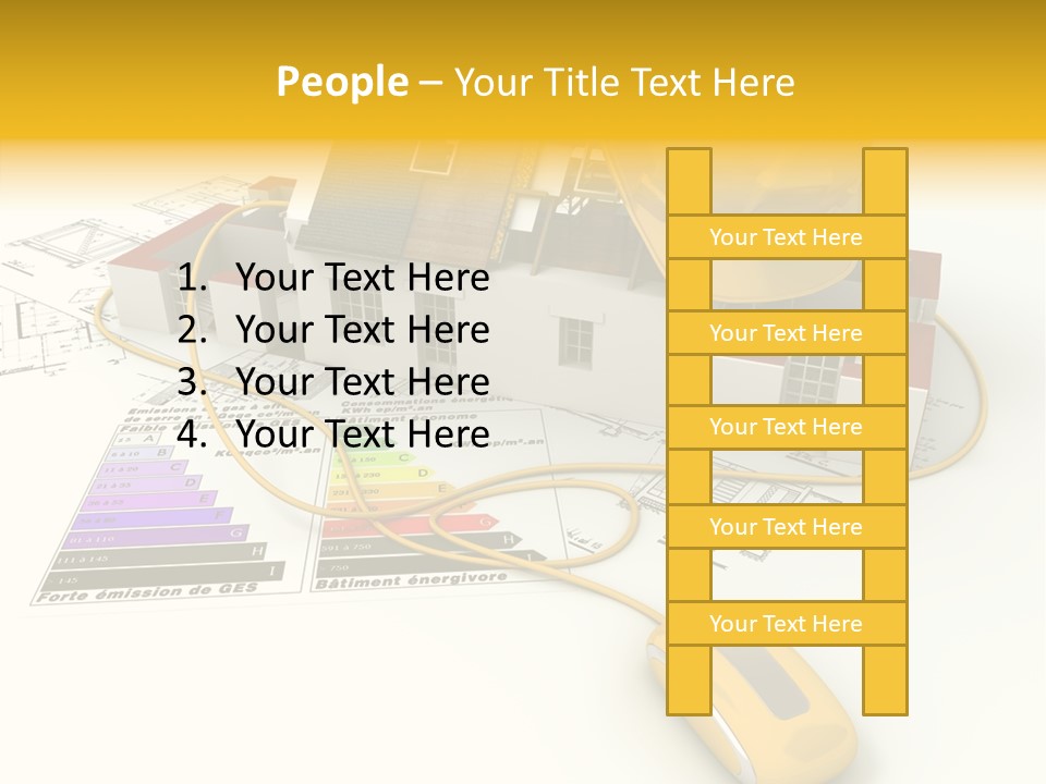 Insulation Planning Home PowerPoint Template
