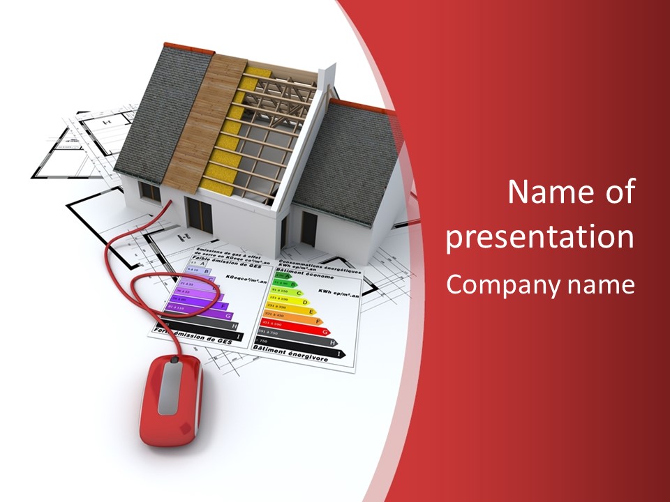 Architecture Residential Mouse PowerPoint Template