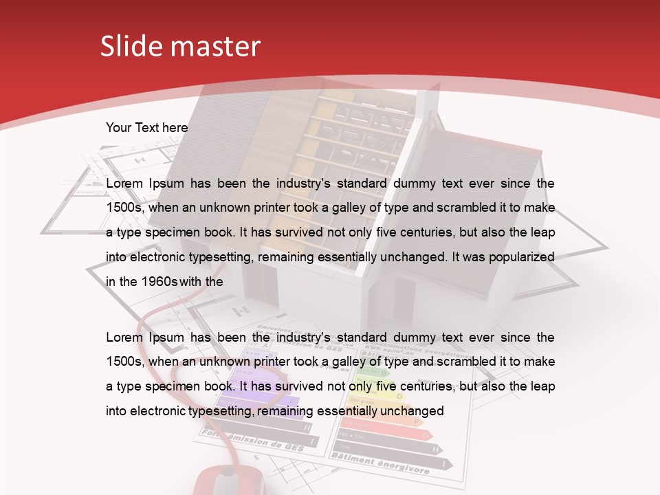 Architecture Residential Mouse PowerPoint Template