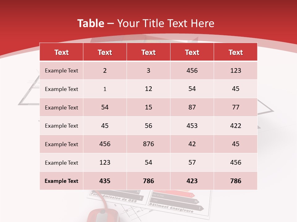 Architecture Residential Mouse PowerPoint Template