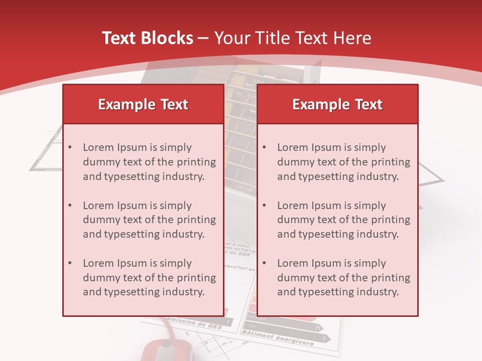 Architecture Residential Mouse PowerPoint Template