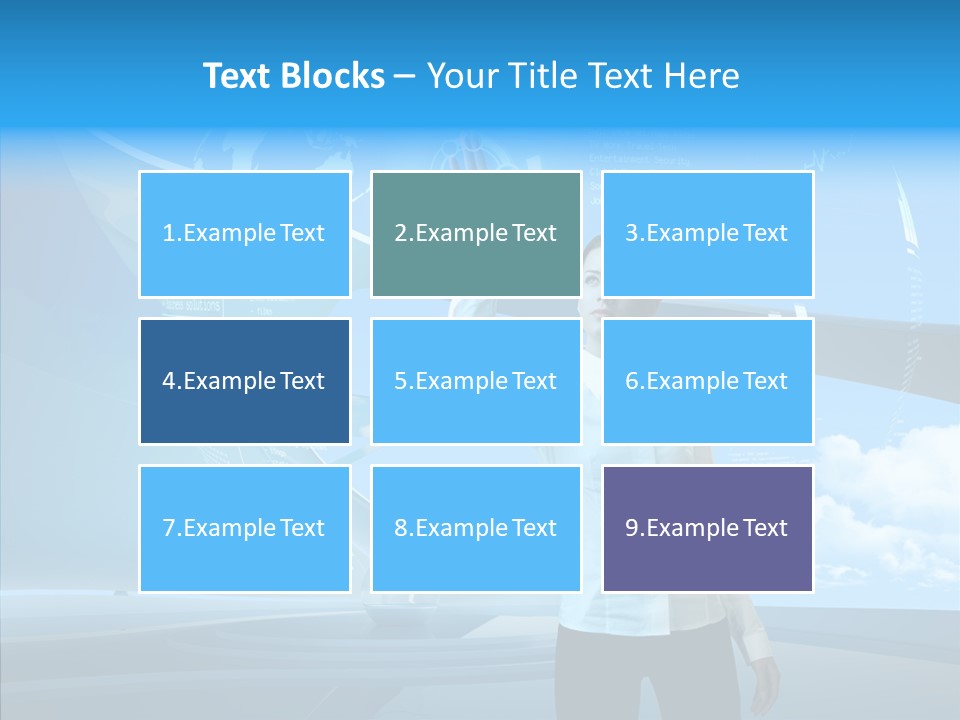 Map Statistic Touch PowerPoint Template