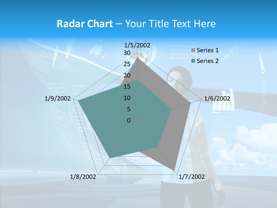 Map Statistic Touch PowerPoint Template