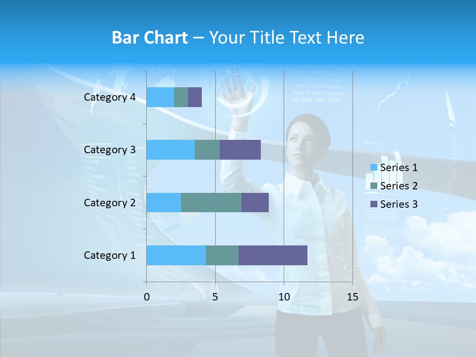 Map Statistic Touch PowerPoint Template