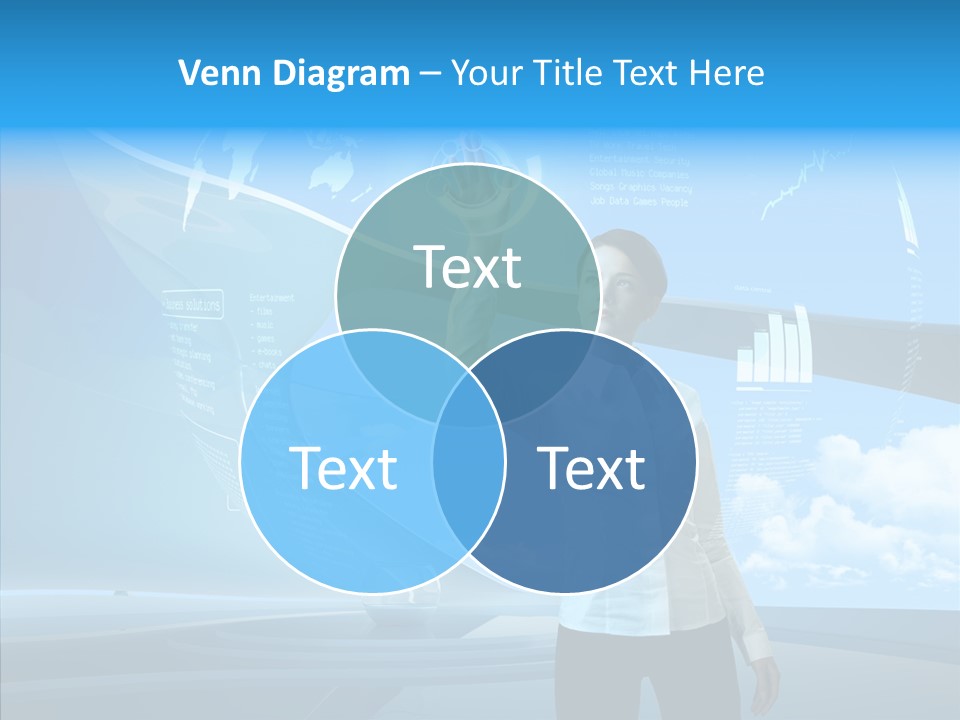 Map Statistic Touch PowerPoint Template