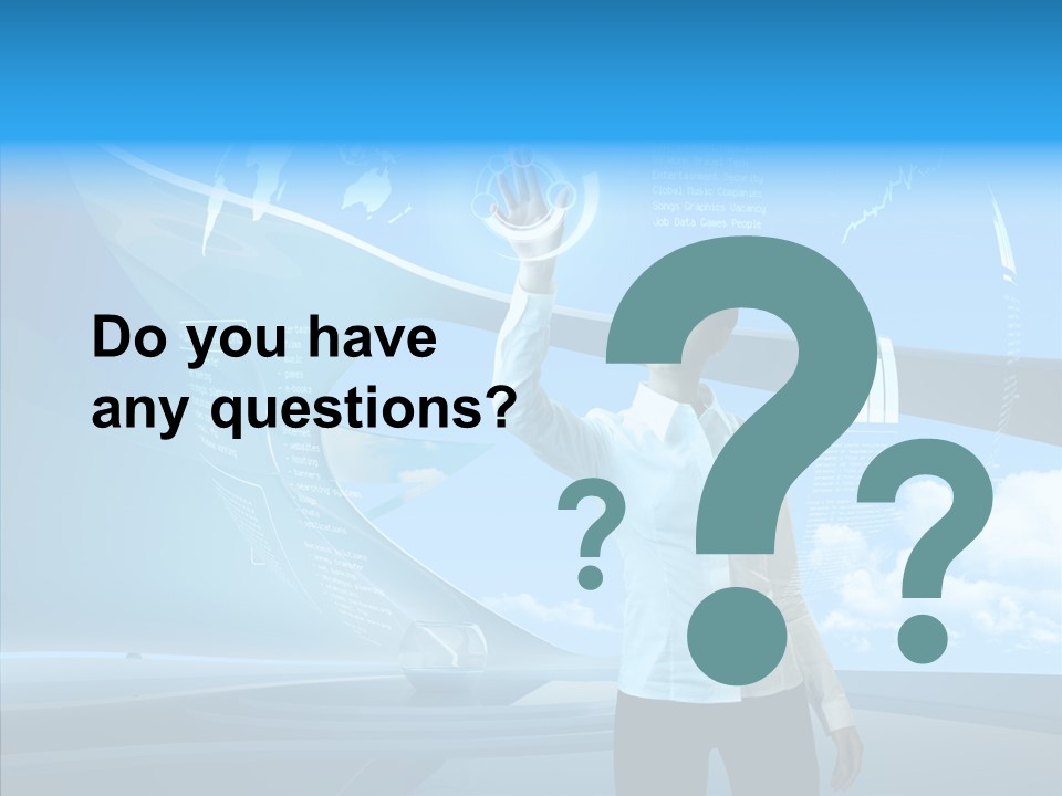 Map Statistic Touch PowerPoint Template