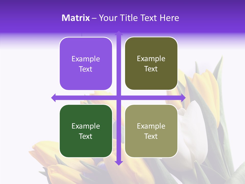 Blossom Loveliness Path PowerPoint Template