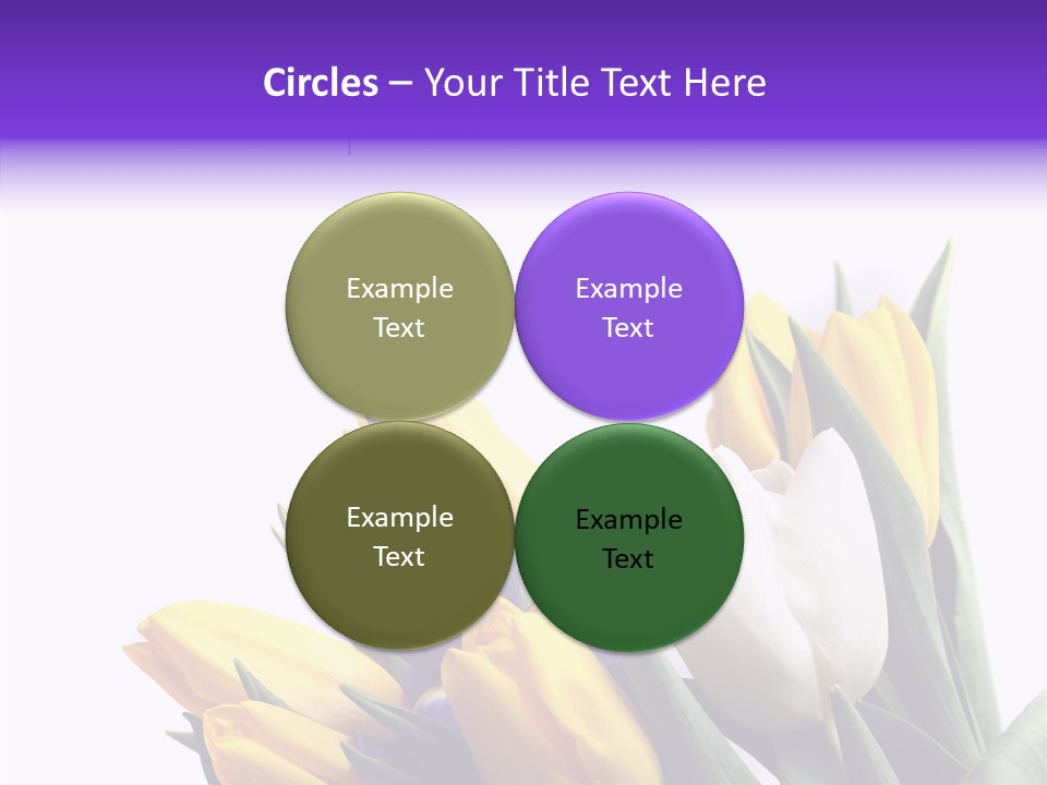 Blossom Loveliness Path PowerPoint Template