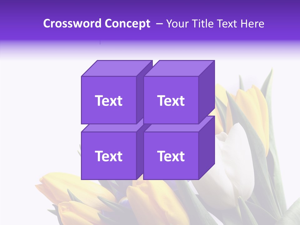 Blossom Loveliness Path PowerPoint Template