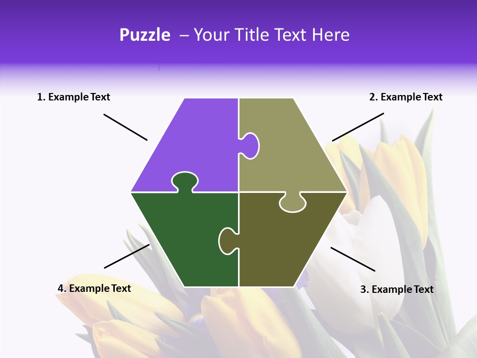Blossom Loveliness Path PowerPoint Template