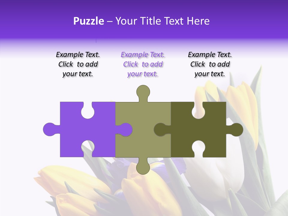 Blossom Loveliness Path PowerPoint Template