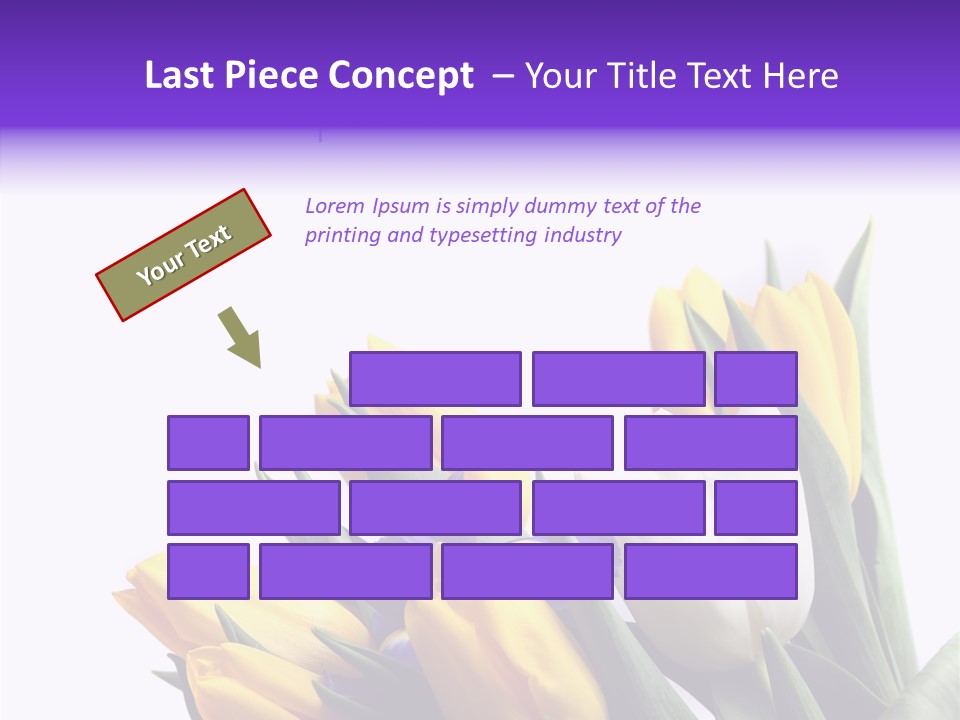 Blossom Loveliness Path PowerPoint Template