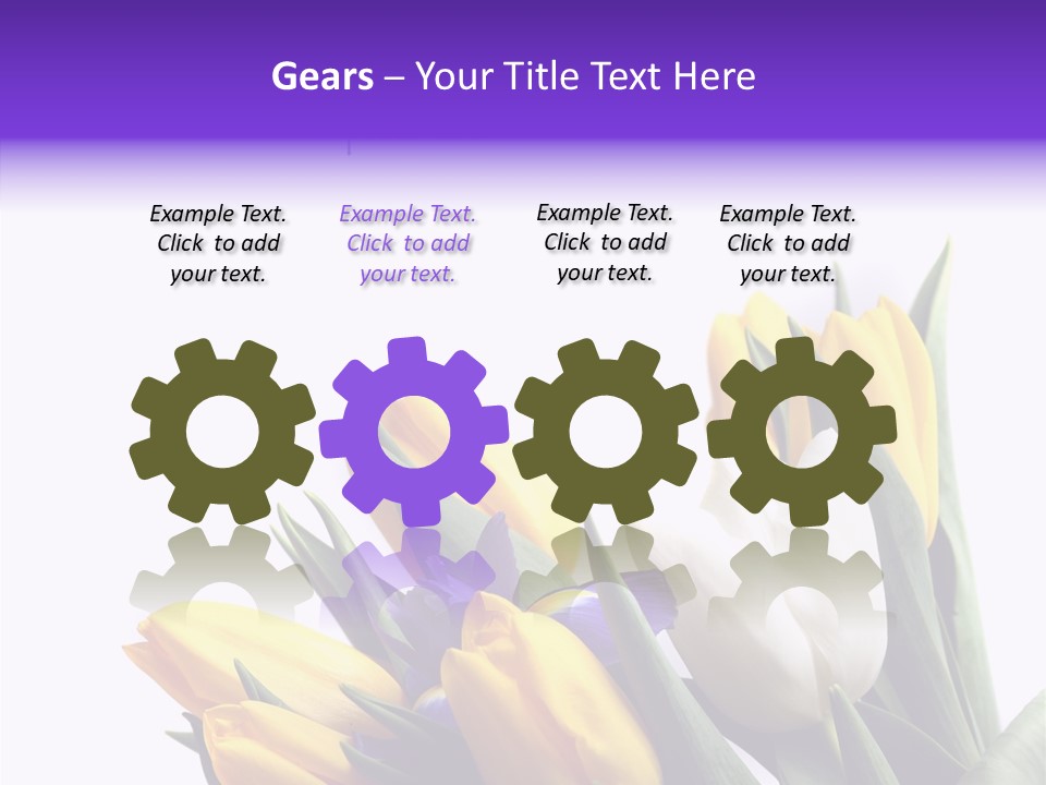 Blossom Loveliness Path PowerPoint Template