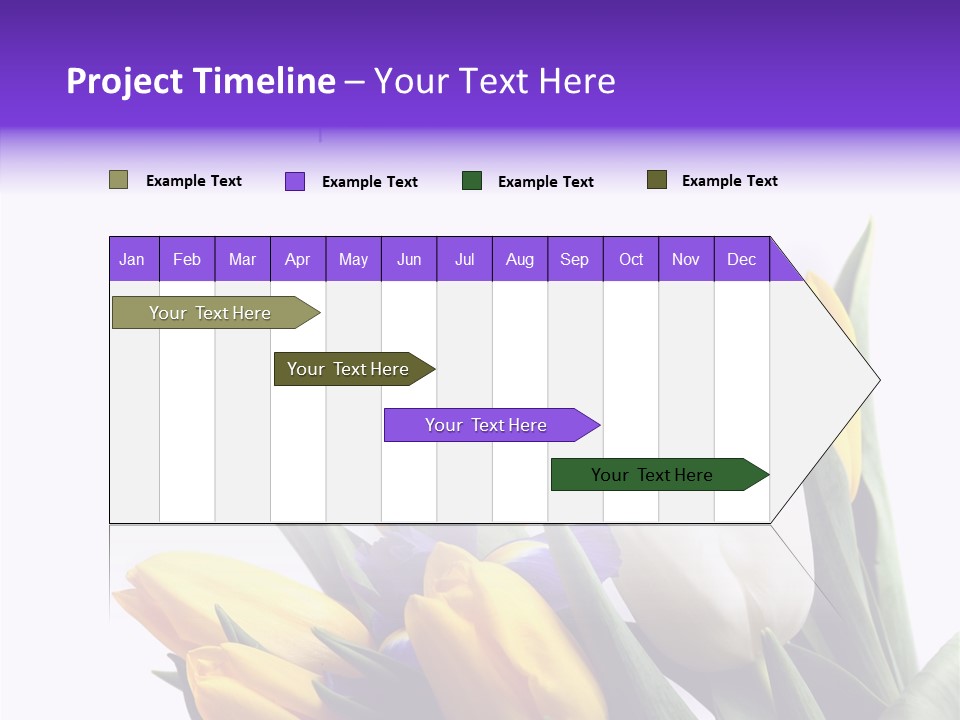 Blossom Loveliness Path PowerPoint Template