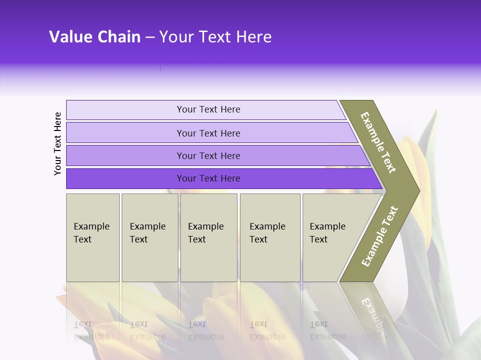 Blossom Loveliness Path PowerPoint Template