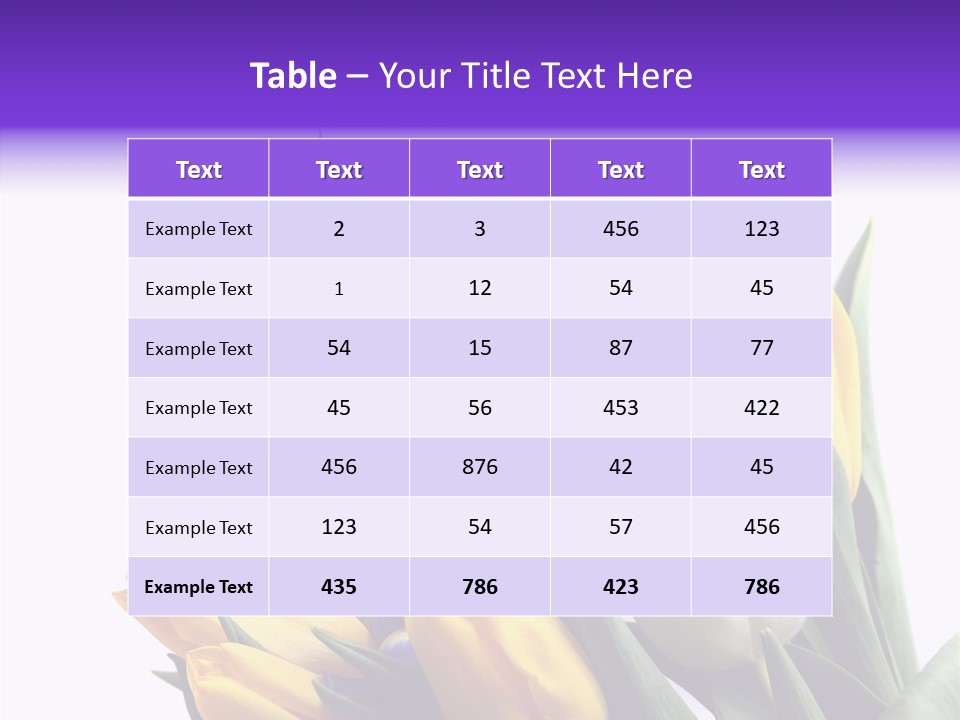 Blossom Loveliness Path PowerPoint Template