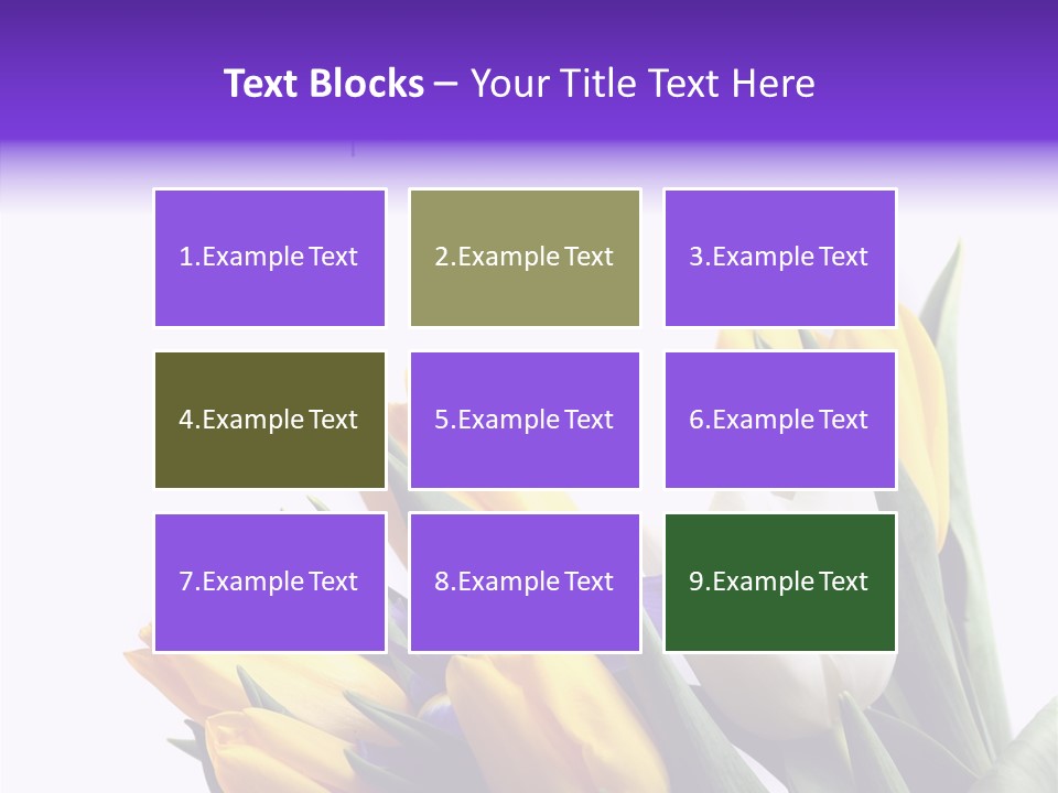 Blossom Loveliness Path PowerPoint Template
