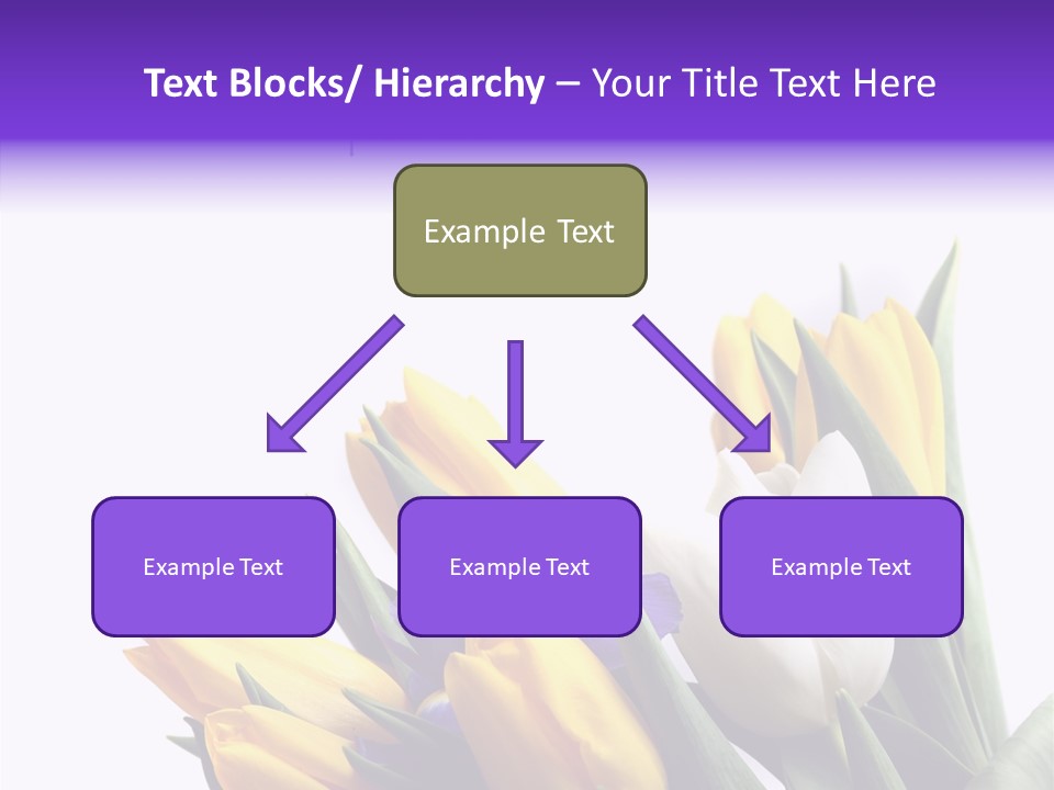 Blossom Loveliness Path PowerPoint Template