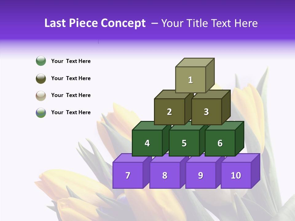 Blossom Loveliness Path PowerPoint Template