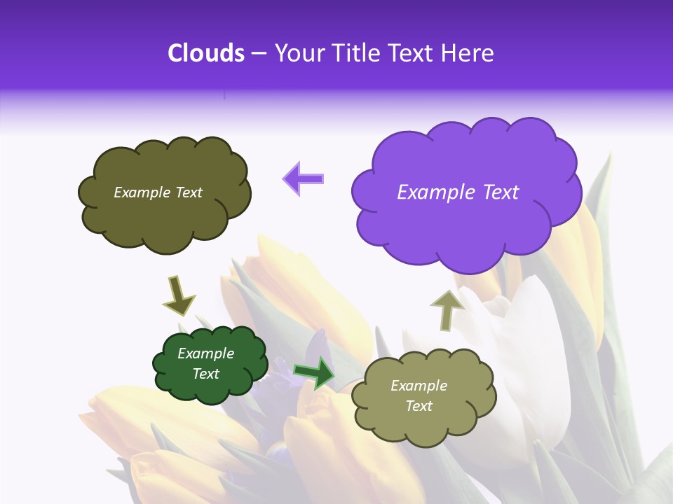 Blossom Loveliness Path PowerPoint Template