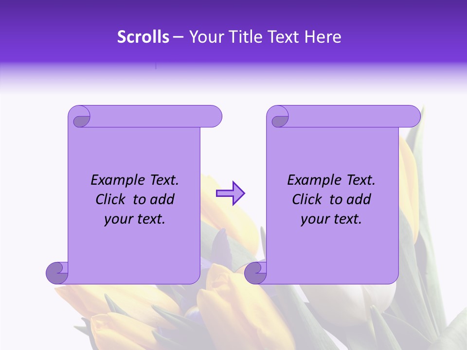 Blossom Loveliness Path PowerPoint Template
