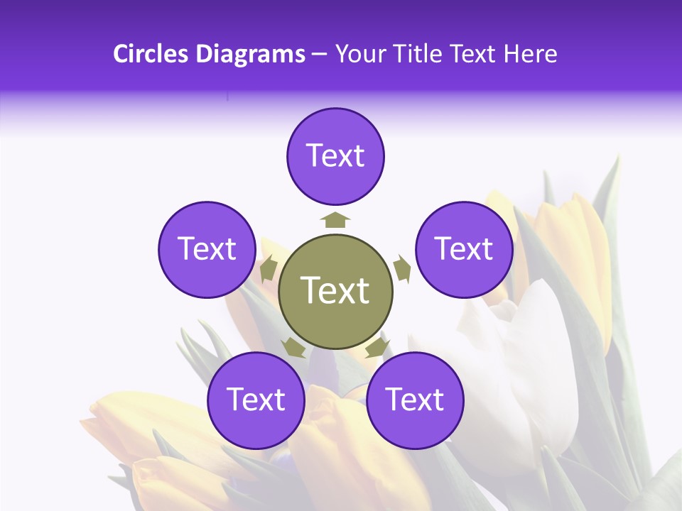 Blossom Loveliness Path PowerPoint Template