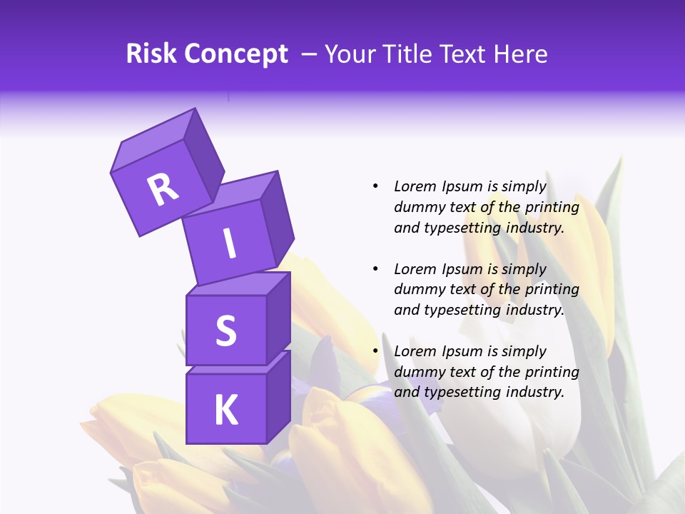 Blossom Loveliness Path PowerPoint Template