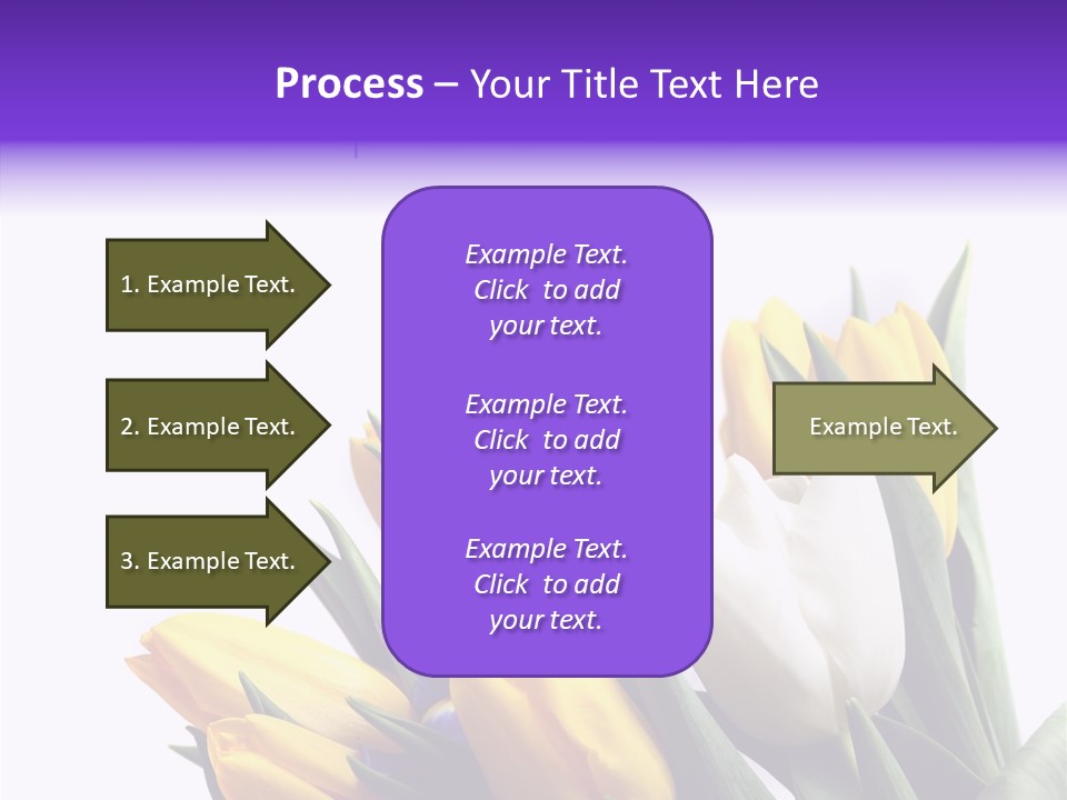 Blossom Loveliness Path PowerPoint Template