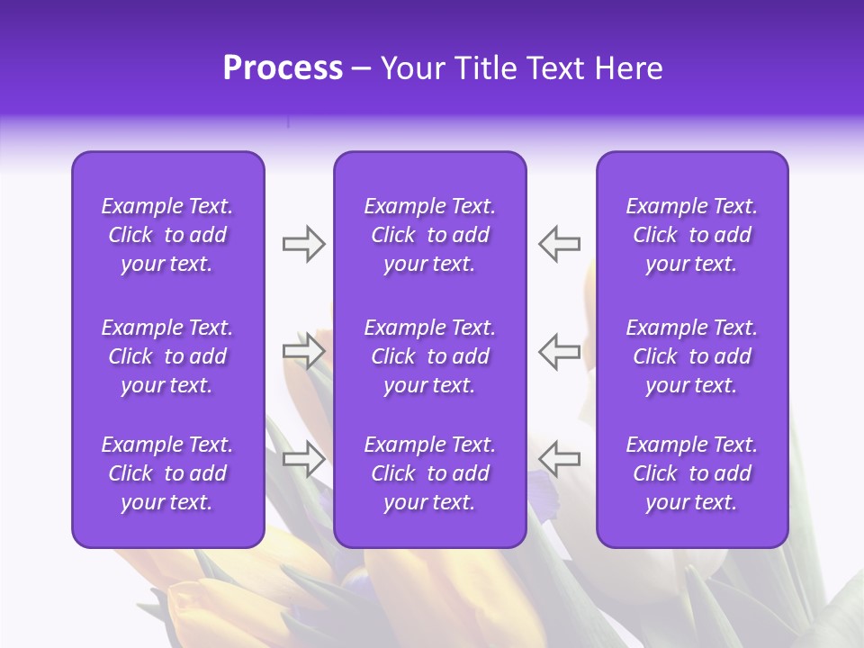 Blossom Loveliness Path PowerPoint Template
