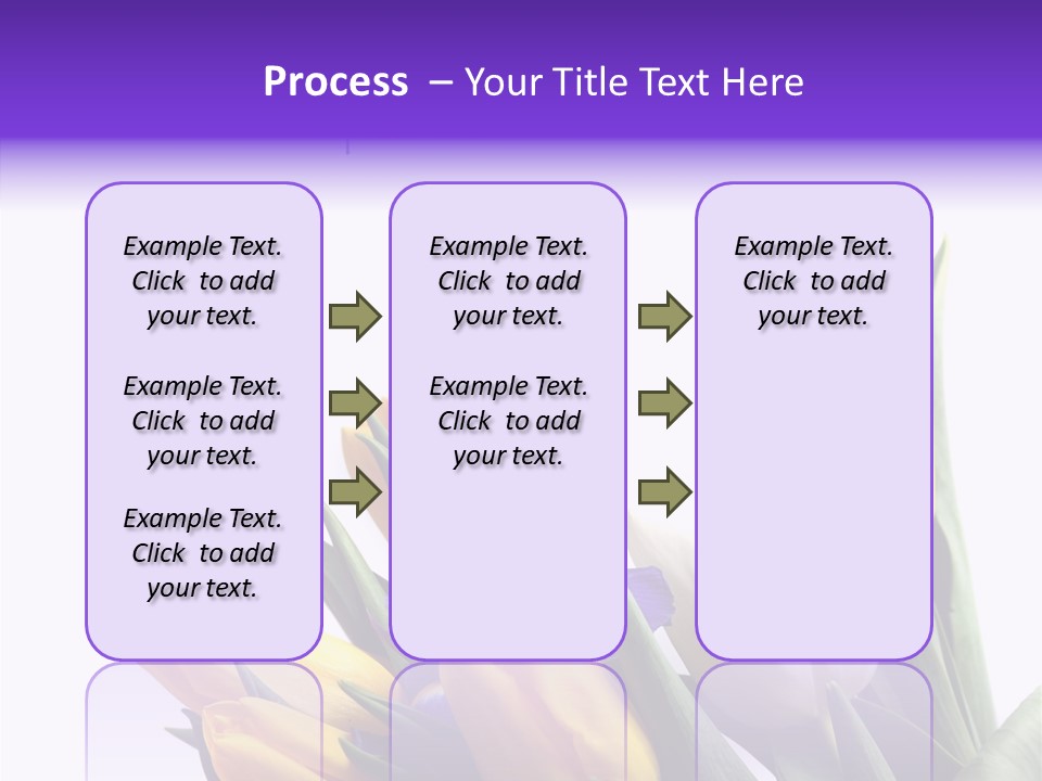 Blossom Loveliness Path PowerPoint Template