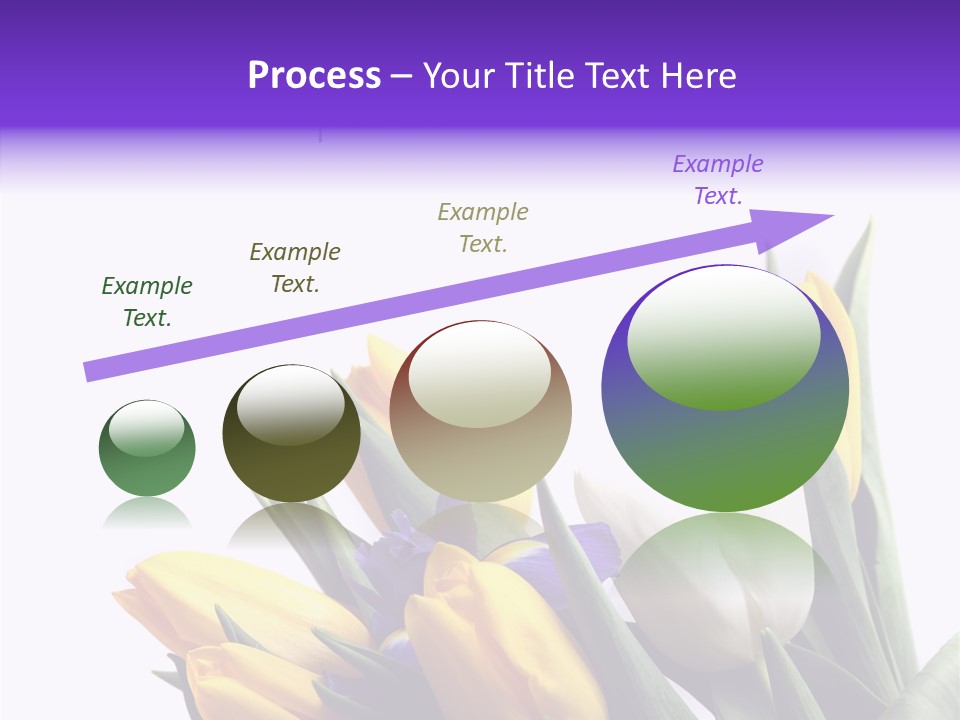 Blossom Loveliness Path PowerPoint Template