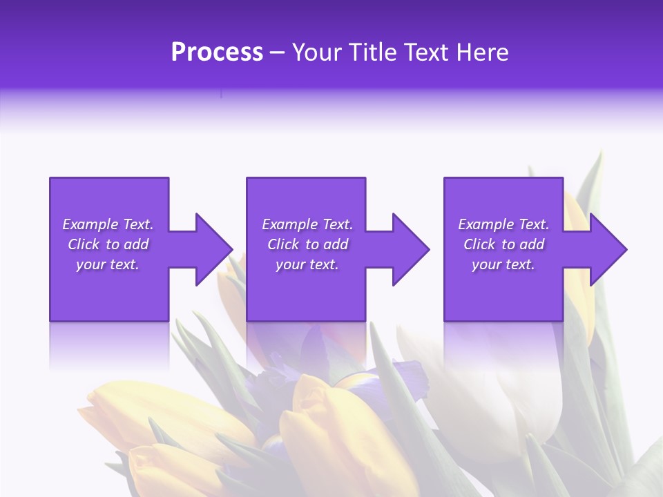 Blossom Loveliness Path PowerPoint Template