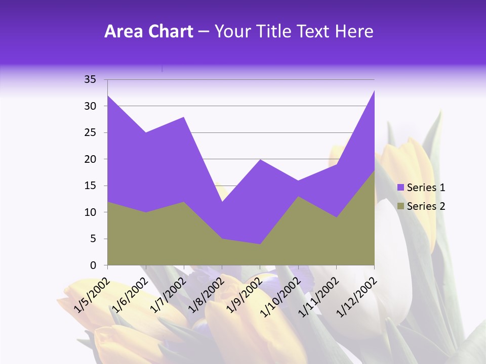 Blossom Loveliness Path PowerPoint Template