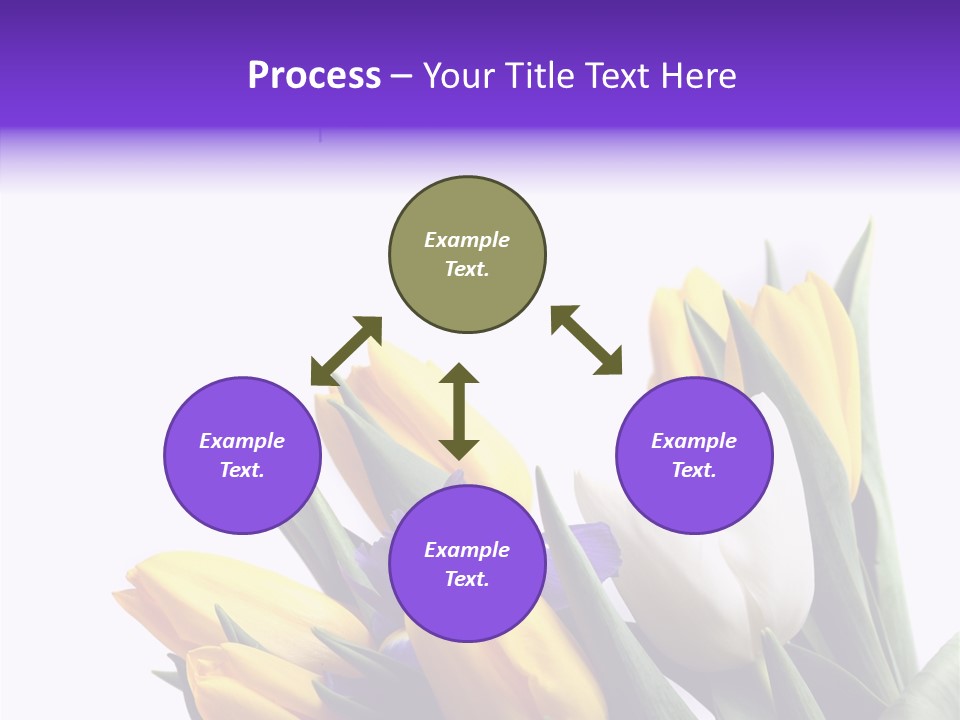 Blossom Loveliness Path PowerPoint Template
