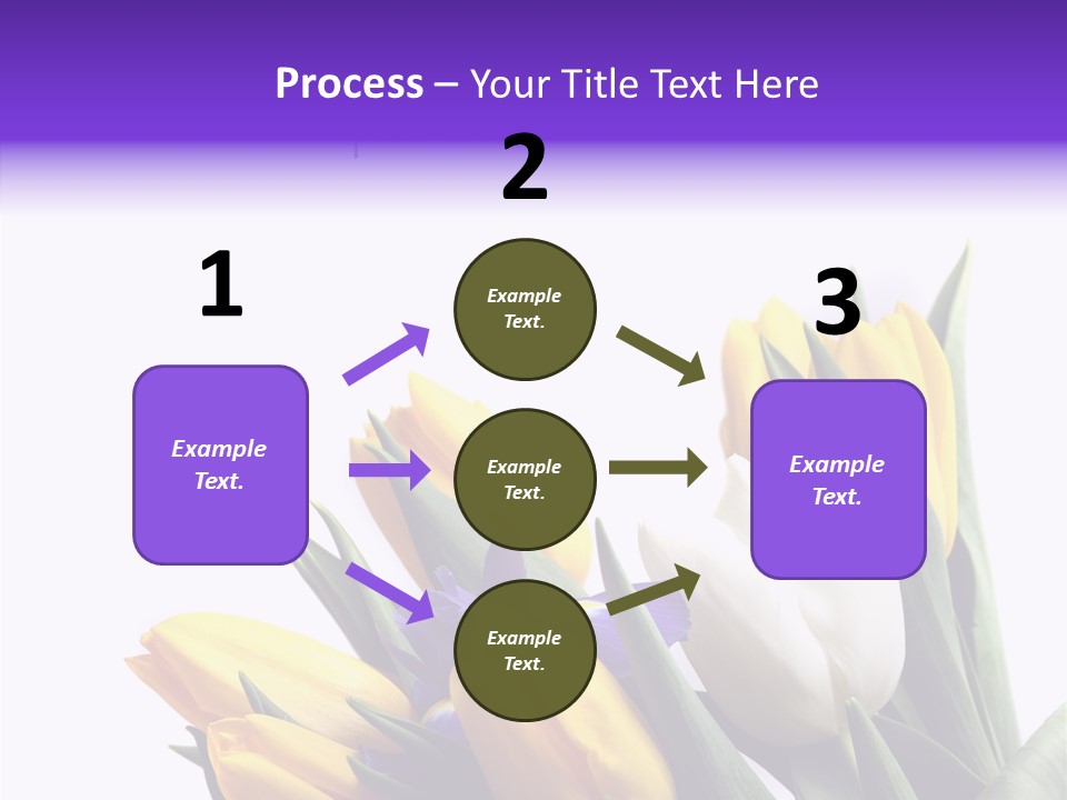 Blossom Loveliness Path PowerPoint Template
