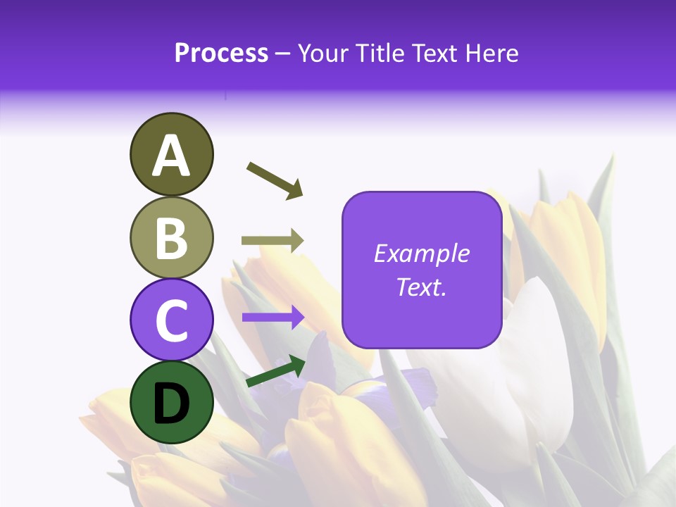 Blossom Loveliness Path PowerPoint Template