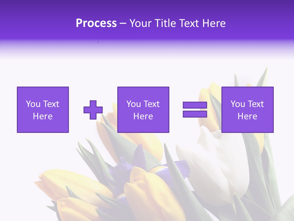 Blossom Loveliness Path PowerPoint Template